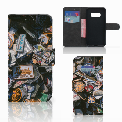 Samsung Galaxy S10e | Telefoonhoesje met foto | Badges | Portemonnee hoesje Samsung Galaxy S10e | Telefoonhoesje met foto | Badges | Portemonnee hoesje