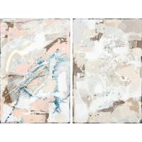Canvas DKD Home Decor Abstract Stads 100 x 4 x 150 cm 150 x 3,8 x 100 cm (2 Stuks) - thumbnail