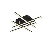 Searchlight Led plafondlampMatrix 4-lichts zwart - 694-4BK - thumbnail