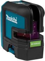Makita sk106gdz kruislijn / punt laser groen zonder accu's en lader, in doos met tas - sk106gdz - thumbnail