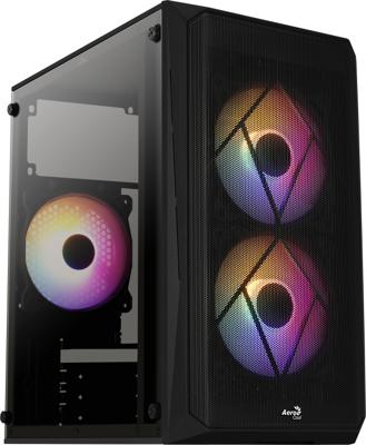 Aerocool CS107V2 computerbehuizing Mini Tower Zwart