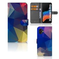 Samsung Galaxy Xcover 6 Pro | Book Case | Polygon Dark - thumbnail