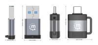 Manhattan USB 2.0 Adapter [2x USB 3.2 Gen 1 bus A (USB 3.0), USB 3.2 Gen 1 bus C (USB 3.0) - 2x USB 3.2 Gen 1 stekker C (USB 3.0), USB 3.2 Gen 1 stekker A (USB - thumbnail
