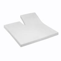 Cinderella single-split topper jersey 160x200/210 white tot 15cm - thumbnail
