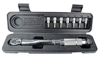 Momentsleutel set 8-delig 1/4 Mannesmann 5-25Nm 18314
