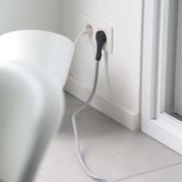 Verlengbare Kabel Chacon Wit Wit/Zwart - thumbnail