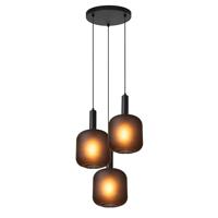 Lucide ELOISE - Hanglamp - Ø 40 cm - 3xE27 - Zwart - thumbnail