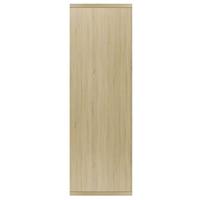 VidaXL Boekenkast/dressoir 50x25x80 cm bewerkt hout sonoma eikenkleur - thumbnail