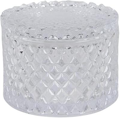 Clayre & Eef Glazen potje Ø 11x8 cm Glas Rond Potje