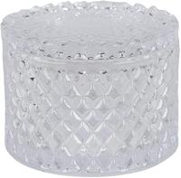 Clayre & Eef Glazen potje Ø 11x8 cm Glas Rond Potje - thumbnail