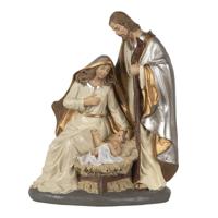 Beeld Kerstfamilie - Jezus, Maria en Jozef - 20 cm - thumbnail