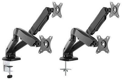 ICY BOX IB-MS304-T, Monitorständer mit Tischhalterung für 2 Monitore bis zu 27'' (68 cm) Monitor-tafelbeugel 2-voudig 68,6 cm (27) Zwart Kantelbaar, Zwenkbaar, ICY BOX IB-MS304-T, Monitorständer mit Tischhalterung für 2 Monitore bis zu 27'' (68 cm) Monitor-tafelbeugel 2-voudig 68,6 cm (27) Zwart Kantelbaar, Zwenkbaar,