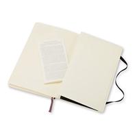 Moleskine notitieboek, ft 9 x 14 cm, gelijnd, soepele cover, 192 bladzijden, zwart - thumbnail