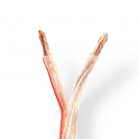 Speaker-Kabel | 2 x 6,00 mm2 | 50 m op rol | Transparant - thumbnail