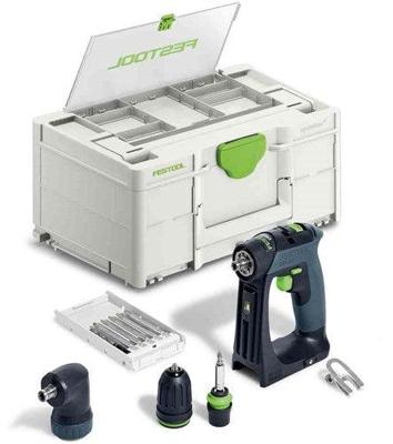 Festool cxs 18-basic-set - accu-schroefboormachine | zonder accu's en lader in systainer - 577333