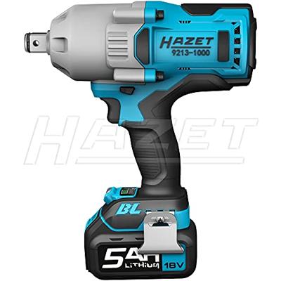 HAZET Accu-slagmoersleutel 9213-1000/3 · Losdraaimoment maximaal [Nm]: 1400 Nm · 3/4 inch (20 mm) vierkant massief · 3-delig