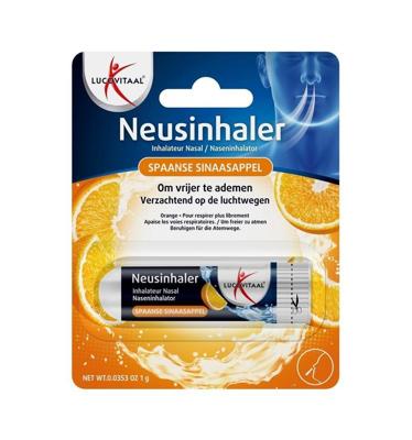 Lucovitaal Neusinhaler Vrijer Ademen Spaanse Sinaasappel 1g