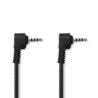 Nedis Audio-Videokabel | 3,5 mm Male | 3,5 mm Male | 1 m | 1 stuks - CVGB22000BK10 CVGB22000BK10 - thumbnail