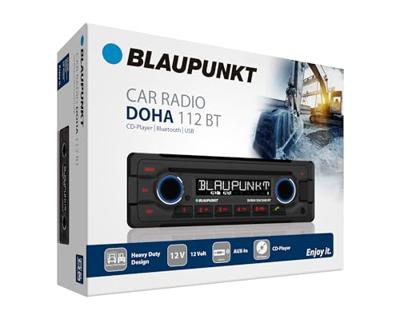 Blaupunkt Doha 112 BT Autoradio enkel DIN Aansluiting voor stuurbediening, Bluetooth handsfree, Incl. afstandsbediening Blaupunkt Doha 112 BT Autoradio enkel DIN Aansluiting voor stuurbediening, Bluetooth handsfree, Incl. afstandsbediening