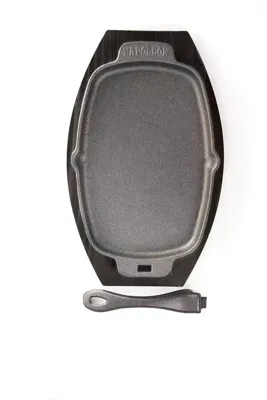 Napoleon | PROGietijzeren Pan | Afneembaar Handgreep en Houten Onderzetter