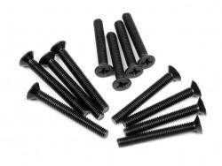 Wheel hub screw set
