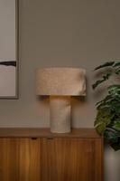 Lucide LEEROY - Tafellamp - 1xE27 - Taupe - thumbnail