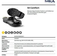 SIKA 54 Klomp Open Hak SB Zwart - Maat 48 - 16.089.012.48 - thumbnail