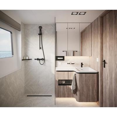 Hansgrohe Opbouw Douchethermostaat Ecostat Comfort Mat Zwart