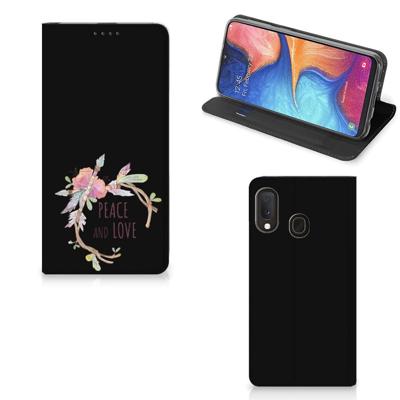 Samsung Galaxy A20e Magnet Case Boho Text Samsung Galaxy A20e Magnet Case Boho Text