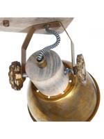 Mexlite Spot gearwood 7969br brons metaal - thumbnail