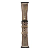 Senza Raw Leather Strap Apple Watch 42mm Chestnut Brown - thumbnail