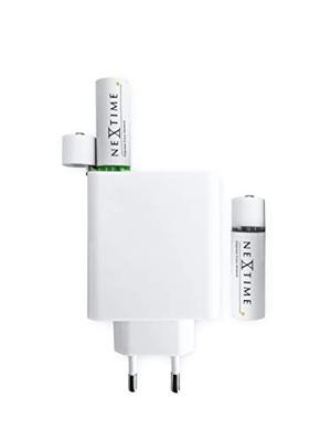 NeXtime NE-AABAT003-2 Oplaadbare AA USB-Batterij Blister A 2 Stuks. - thumbnail