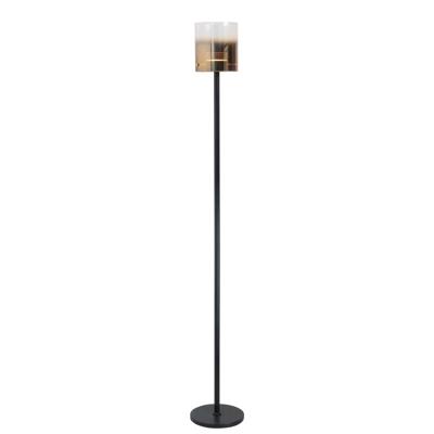 Highlight VloerlampSalerno zwart met goud glas - V4527.36