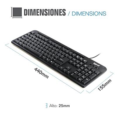 Toetsenbord iggual CK-BASIC-120T QWERTY USB Zwart Spaans Aap (1 Onderdelen) Toetsenbord iggual CK-BASIC-120T QWERTY USB Zwart Spaans Aap (1 Onderdelen)