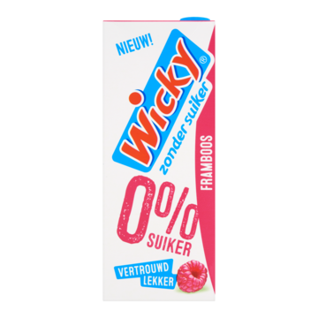 Wicky 0% Suiker Framboos 1,5 L bij Jumbo