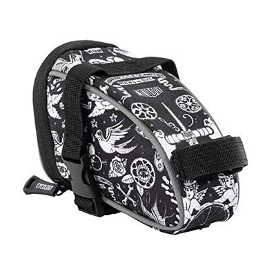 Cycology Velo Tattoo Zadeltas - Wit/Zwart Cycology Velo Tattoo Zadeltas - Wit/Zwart