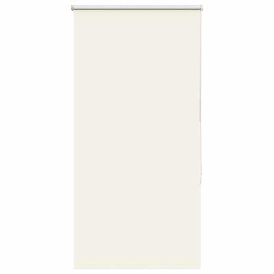 VidaXL Rolgordijn verduisterend gebroken wit 85x150 cm stofbreedte
