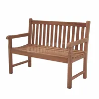 SenS-Line 2-zits Houten tuinbank Dalton 130 cm - thumbnail