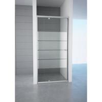 Nisdeur VM Go Gordon 107-122x190 cm Verstelbaar 6 mm Gematteerd Chroom Go by Van Marcke - thumbnail