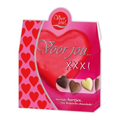 Chocolade Cadeau - Voor Jou xxx - 6 x 100 gram