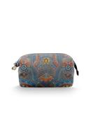 Pip Studio Pip Studio Cooper Cosmetic Purse Medium Jabali Blue 22.5x9.5x15cm - thumbnail