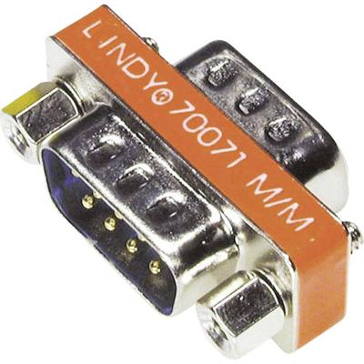 LINDY Adapter Serieel [1x RS232-stekker - 1x RS232-stekker] Meerdere kleuren
