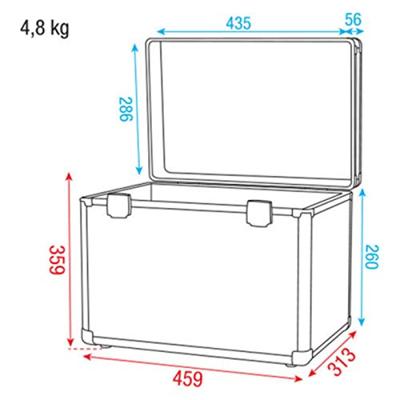DAP LCA-PAR4 flightcase voor 4x Compact Par - thumbnail