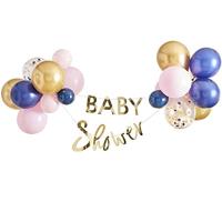 Ginger Ray GR-111 Gender Reveal Slinger Met Ballonnen - thumbnail