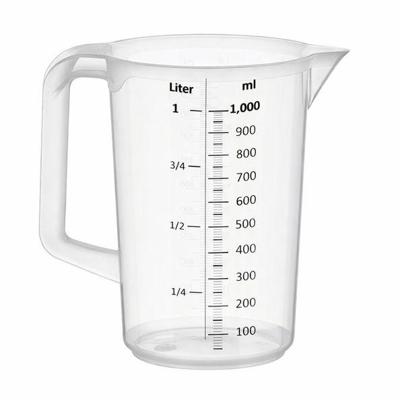 Maatbeker kunststof 1 liter