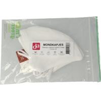 Easyessentials Mondkapje katoen 2-laags wit 2 Stuks - thumbnail