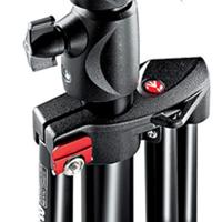 Manfrotto 1004BAC Stativo Serie Babylight con Sistema Pneumatico, 4 sezioni in Alluminio, Altezza 366 cm, Nero - thumbnail