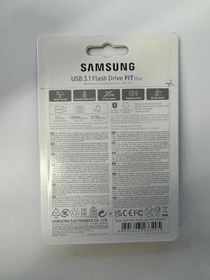 Samsung FIT Plus USB Stick 64GB USB-sticks Zwart - thumbnail