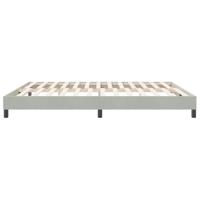 Bedframe zonder matras 180x210 cm fluweel lichtgrijs - thumbnail