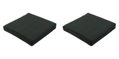 Lounge seat 60x60 Dark grey eco nature outdoor finishing (2 stuks) Madison - Madison Lounge seat 60x60 Dark grey eco nature outdoor finishing (2 stuks) Madison - Madison